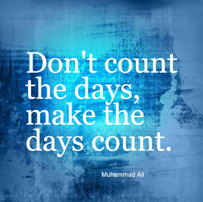 Make the Days Count template (60x60cm)