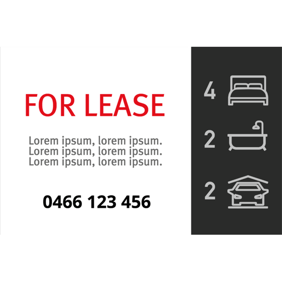 For Lease template (90x60cm)